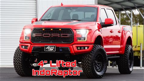 Ford Raptor Lifted Red