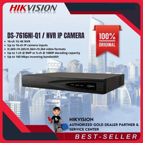 Jual NVR HIKVISION DS 7616NI Q1 NVR 16 CHANNEL PLAKBAND Shopee