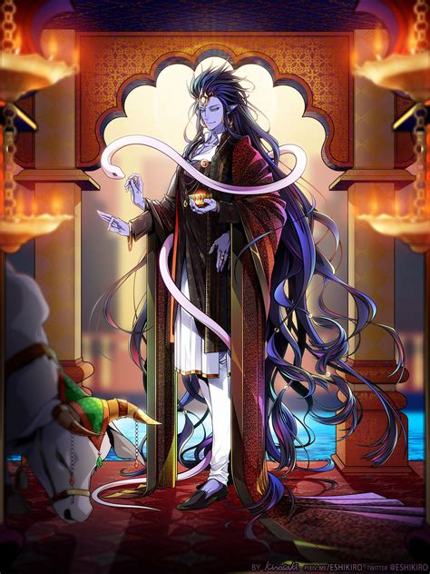 Granblue Fantasy Shiva Fanart 1200x1600 Wallpaper Shiva