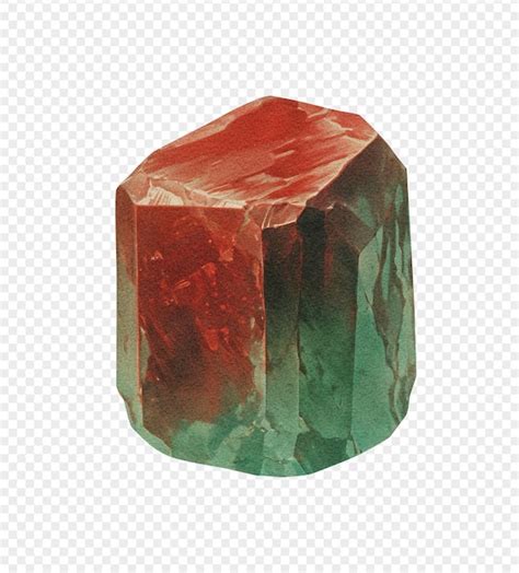 Mineral De Piedra De Sangre Sobre Fondo Transparente Ilustraci N