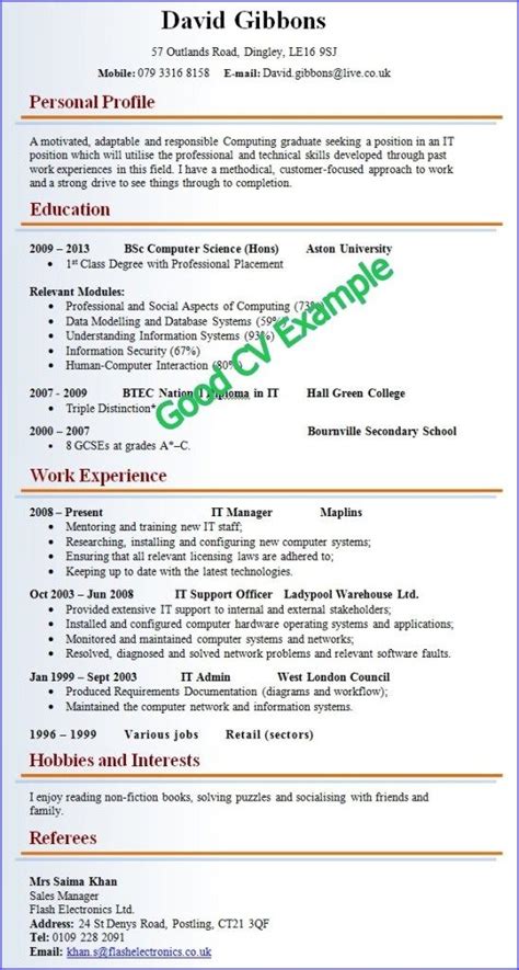 Most Effective Resume Format Resume Template