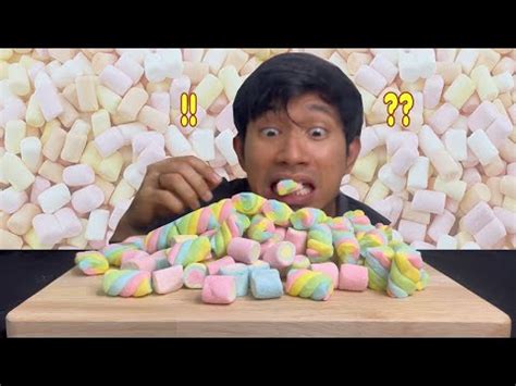 Challenge Makan Marshmallow Nyanyi Sampai Muntah Youtube