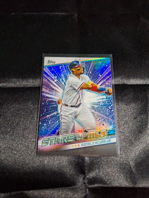 Topps Series Stars Of Mlb Sp Smlb Ronald Acuna Jr Atlanta