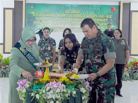 Kodam Pattimura Syukuran HUT Ke 62 Kowad MalukuTerkini