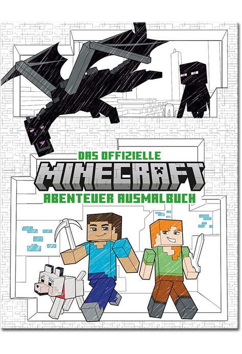 Das Offizielle Minecraft Abenteuer Ausmalbuch Kinderbücher • World Of