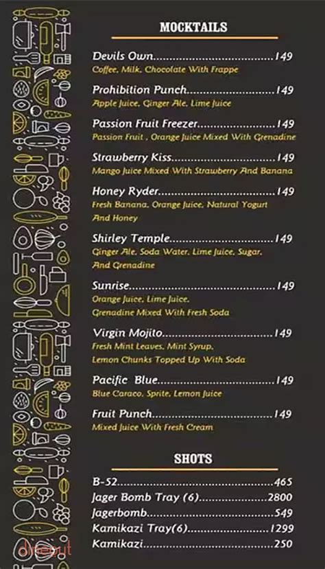 Menu Of The Big Barbeque Saidapet Chennai Dineout