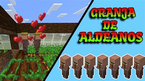 Granja De Aldeanos SUPER Eficiente LA MEJOR Para Minecraft Java Y