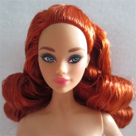 New Barbie Christmas Holiday Doll Red Hair Redhead Model Muse