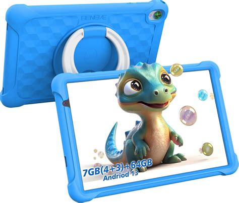 Детский планшет 10.1" Beneve M55 4+3/64Gb 4 ядра Android 13 9000 mAh Wi ...