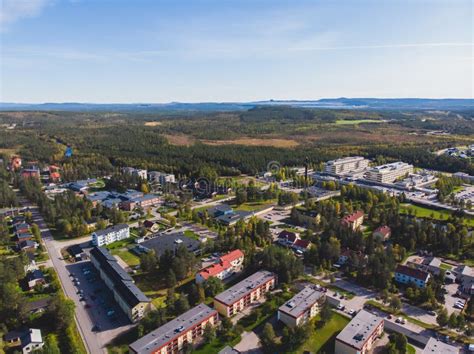 Summer Sunny View Of Kiruna Streets The Northernmost Town In Sweden