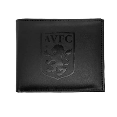 Aston Villa Fc Wallet Money Embossed Crest Official Football Gift