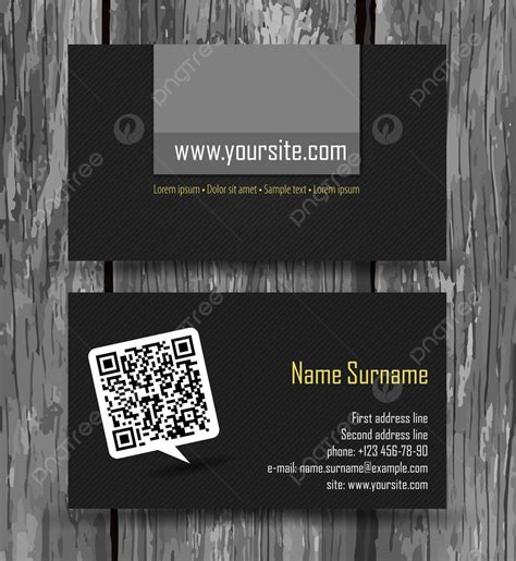 Businesscard Set Simple Office Identity Vector Simple Office