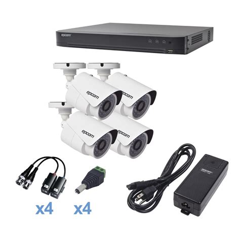 Epcom Kit De Vigilancia C Maras Cctv Bullet Canales Kevtx T Bw