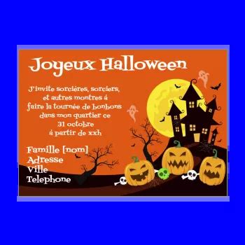 Arriba Imagen Carte D Invitation Halloween Fr Thptnganamst Edu Vn