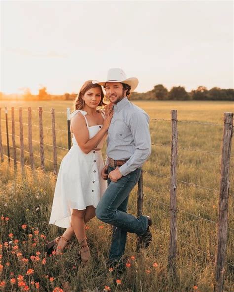 Western Wedding Ranch Wedding Western Bride Cowboy Wedding Western Engagement Couple