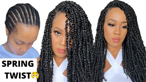 How To Crochet Spring Twist Beginner Friendly Protective Style