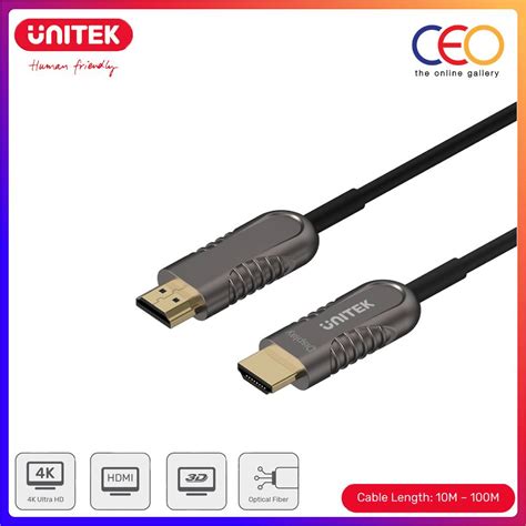 Unitek Ultrapro 4k 60hz Fiber Optic Hdmi 20 Active Optical Cable