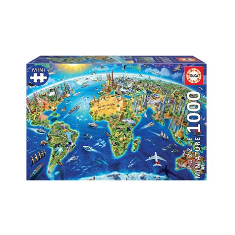 Educa Símbolos del Mundo Miniature 1000 Piezas Game Zone