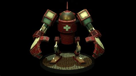 3D Robot Texture — Weasyl