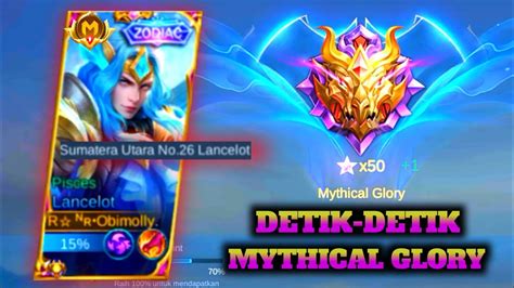 Detik Detik Mythical Glory Nekat Solo Rank Mobile Legends Youtube