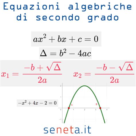 Matematica Le Equazioni Di Secondo Grado Con Esempi Svolti