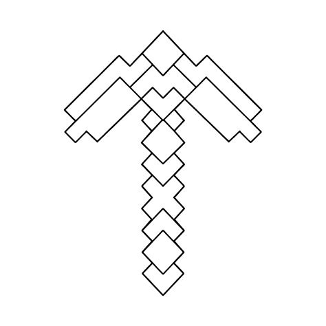 Minecraft Pickaxe Coloring Pages Porn Sex Picture