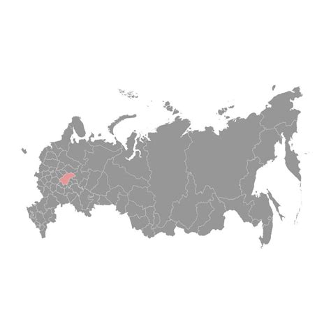 Nizhny Novgorod Oblast map, administrative division of Russia ...