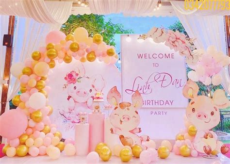 chủ đề trang trí tiệc thôi nôi hot dành cho bé gái GO Party