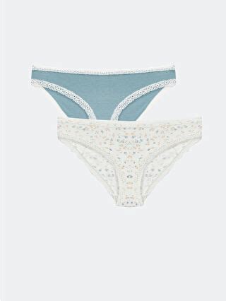 LCW DREAM Cvetne bikini gaćice pakovanja S Z GGR LC Waikiki