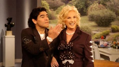 La Emoción De Mirtha Legrand Al Recordar A Diego Maradona A Tres Años De Su Muerte