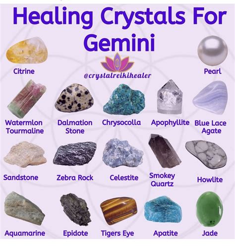 Gemini Season | Gemini birthstone, Crystal healing chart, Crystals