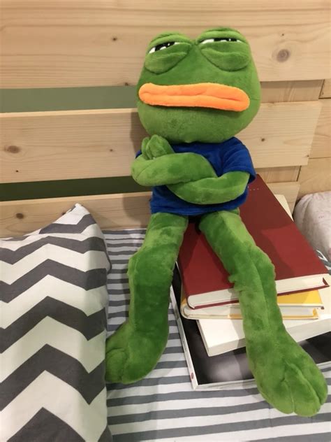 42cm Pepe The Frog Sad Frog Plush 4chan Meme Plush Figure Movie