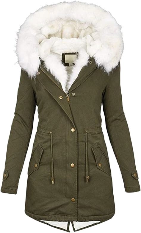 Cappotto Invernale Da Donna Elegante Piumino Pelliccia Giacca Donna