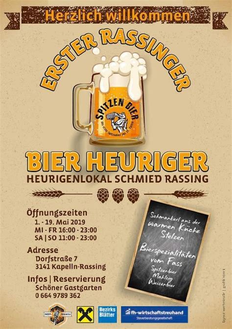 Speisekarte Von Bier Heuriger Pub Bar Sterreich