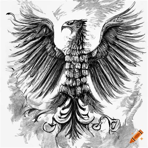 German Eagle Crest Tattoo