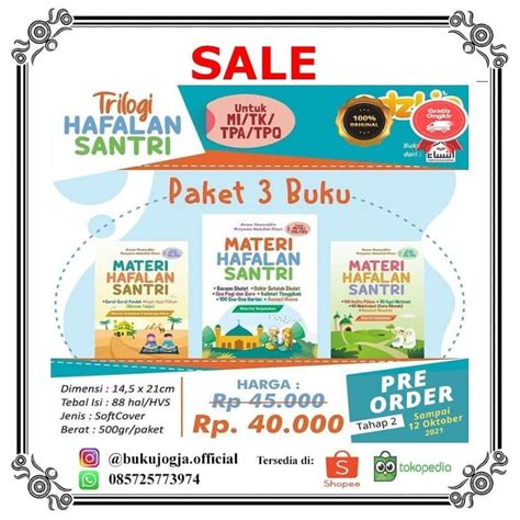 Jual Trilogi Hafalan Santri Shopee Indonesia