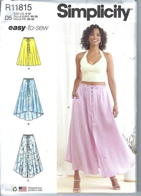 Uncut Simplicity Sewing Pattern Womens 11815 9786 Misses Etsy