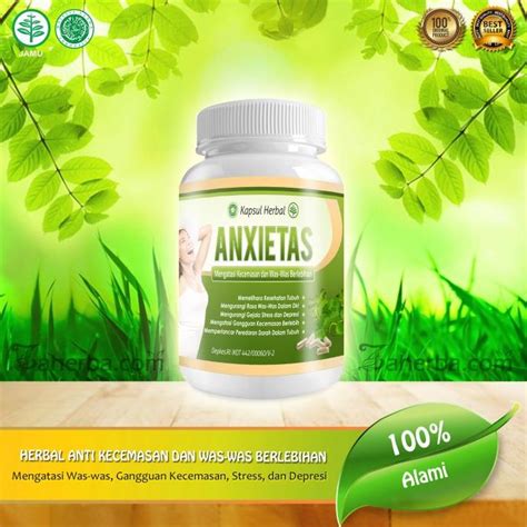 Jual Obat Herbal Anxietas Atasi Was Was Stress Dan Kecemasan