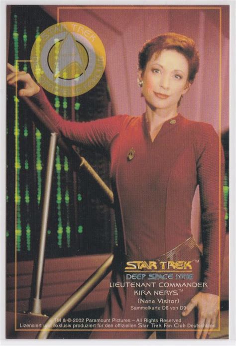 Star Trek Deep Space Nine Nana Visitor Lieutnant Commander Kira Nerys