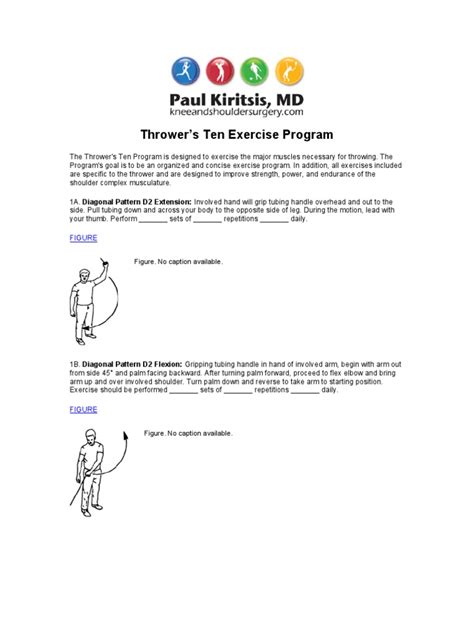 Throwers Ten Exercise Program Anatomical Terms Of Motion Elbow