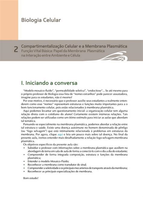 Pdf Biologia Celular Midia Atp Usp Br Compartimentaliza O