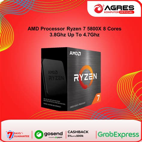 Jual Amd Processor Ryzen 7 5800x 8 Cores 3 8ghz Up To 4 7ghz Shopee Indonesia