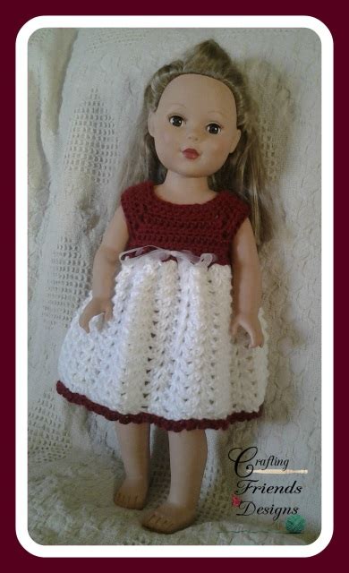 Doll Dress Crochet Pattern Collection By Crafting Friends Designs