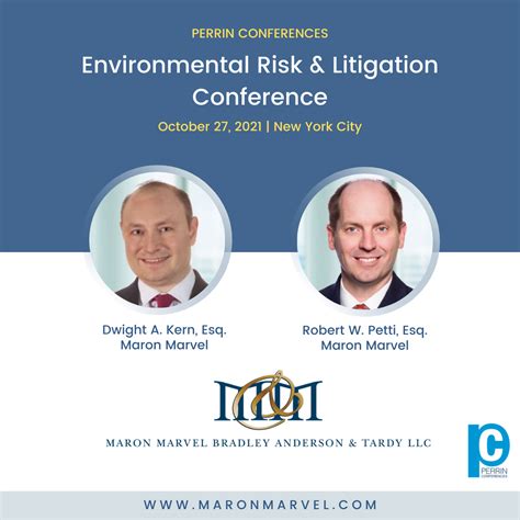 Maron Marvel Attorneys To Present At The Environmental Risk