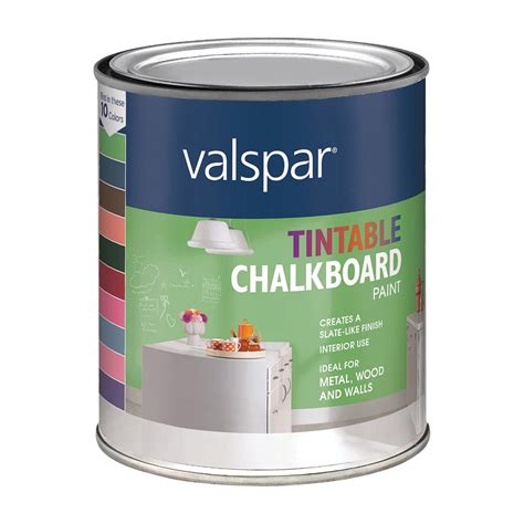 Valspar 68008 Chalkboard Paint Tint Base Normal Tint Base 1 Qt Container