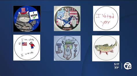 Photos Here Are The Winners Of Michigans I Voted Sticker Design Contest