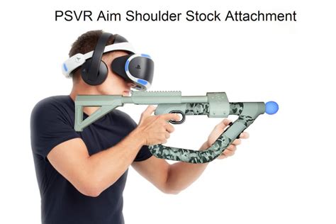 PSVR Playstation VR Aim Controller Shoulder Stock Attachment Gun ...