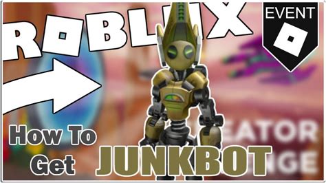 Free Item How To Get The Junkbot Bundle Roblox Youtube