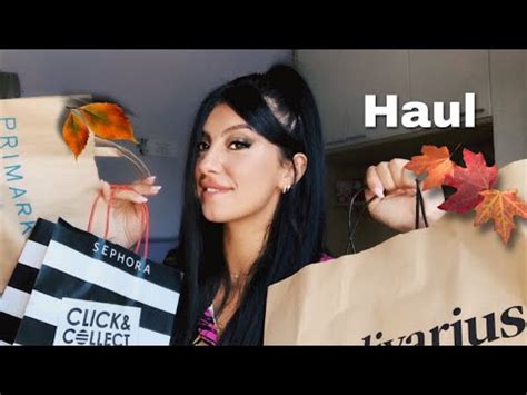 HAUL AUTUNNALE Sephora Primark Stradivarius Morrilove YouTube