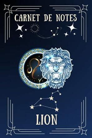 Amazon fr CARNET DE NOTES LION 5ÈME SIGNE ZODIACAL ASTROLOGIE